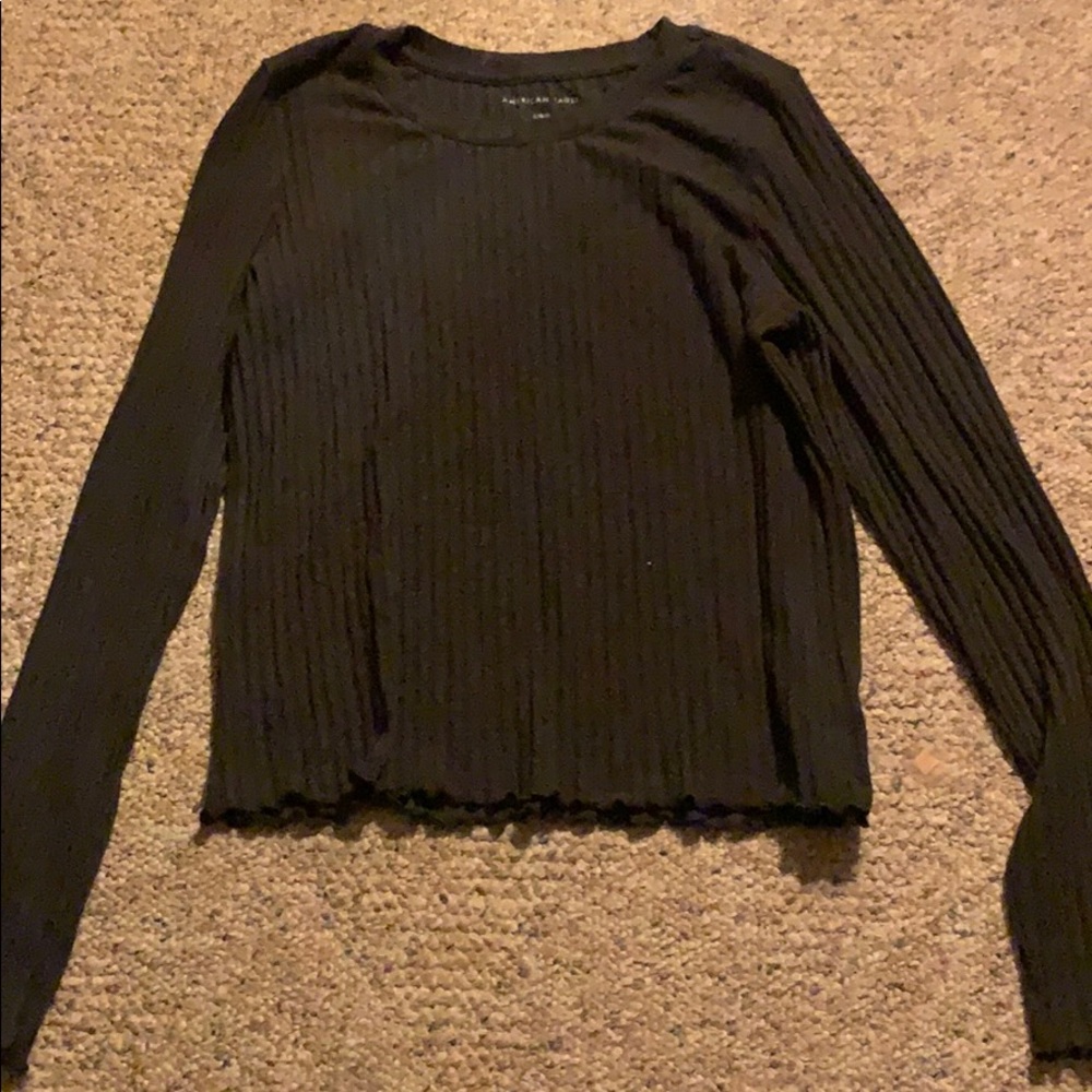AE Long Sleeve Ribbed T-Shirt